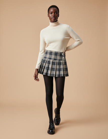 Jupe Plissée carreaux mini preppy