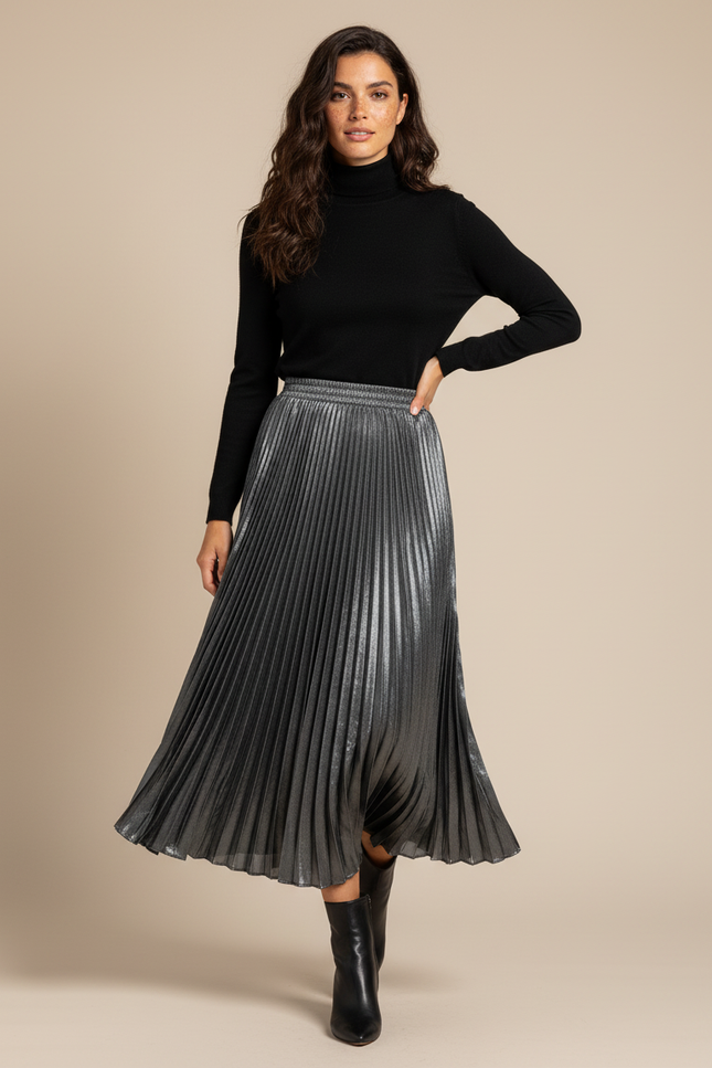 jupes plissées femme