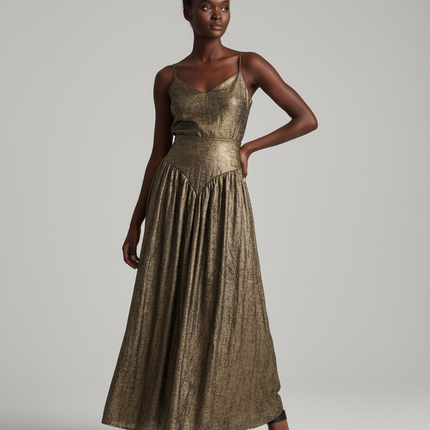 Collection image for: Jupe Plissée Dorée