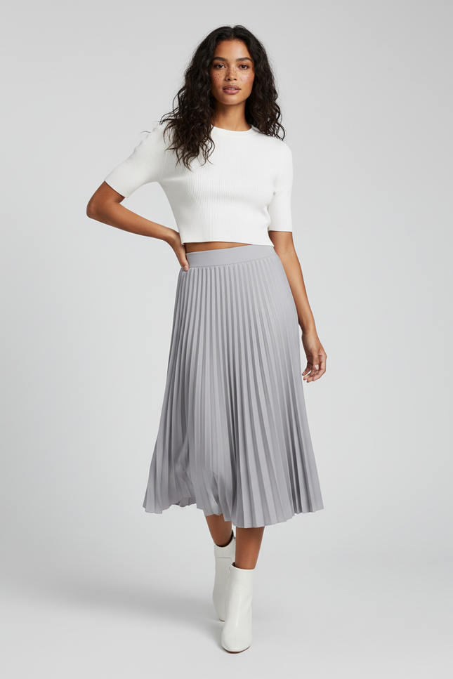 jupe plissée soleil femme