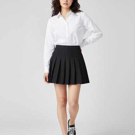 Collection image for: Jupe Plissée Noire