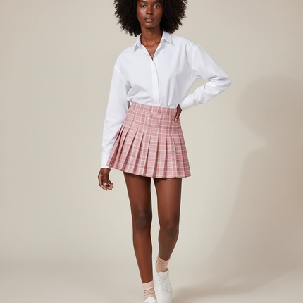 Collection image for: Jupe Plissée Carreaux