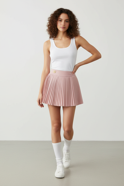 Jupe Plissée rose mini tennis