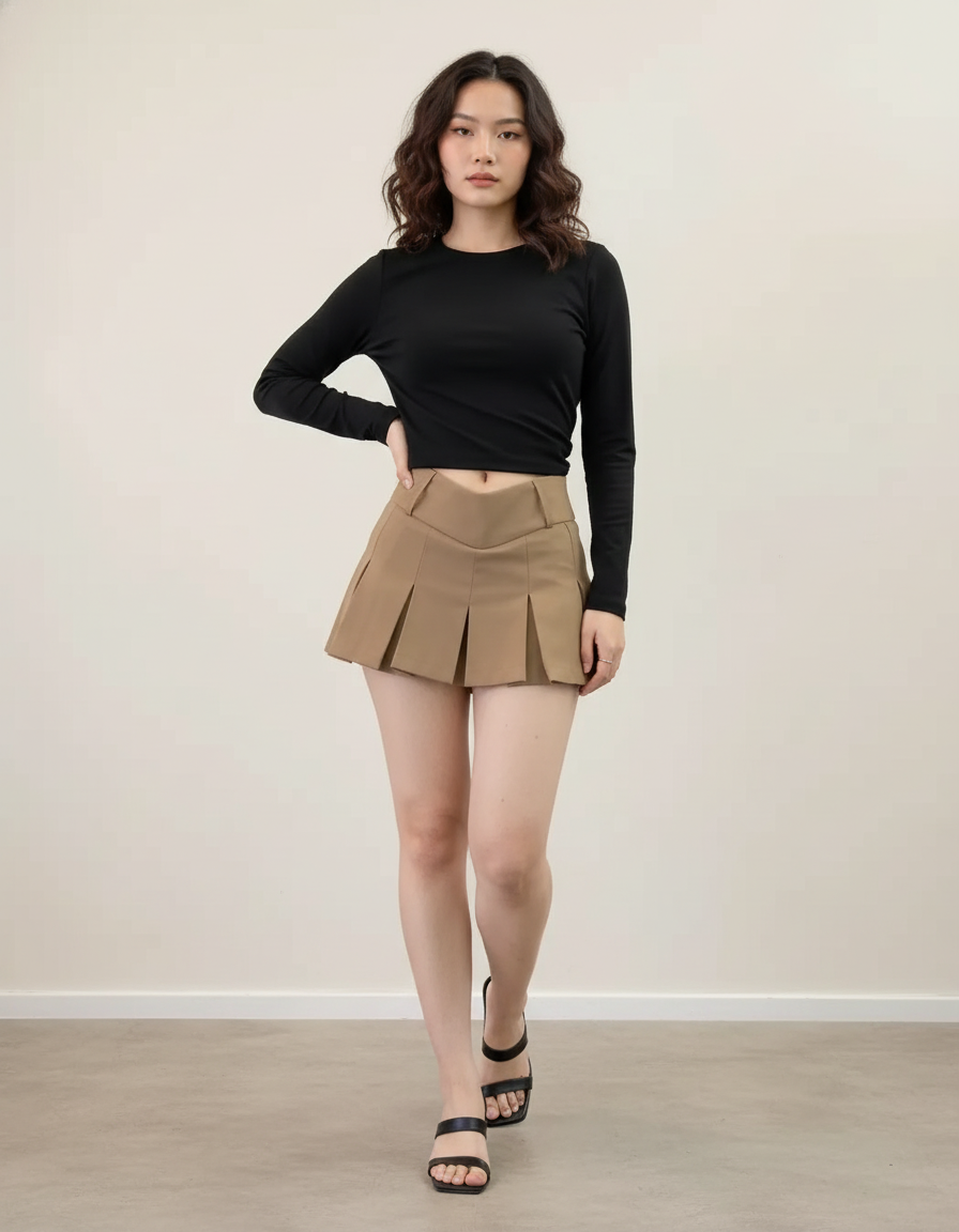 jupe plissée vintage
