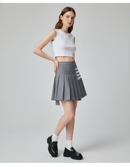Jupe Plissée grise mini Y2k tendance