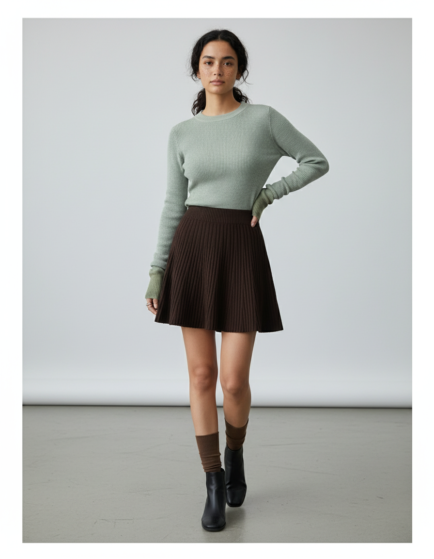 jupe plissée pour petite
