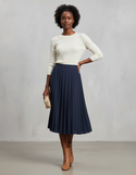 Jupe Midi Plissée