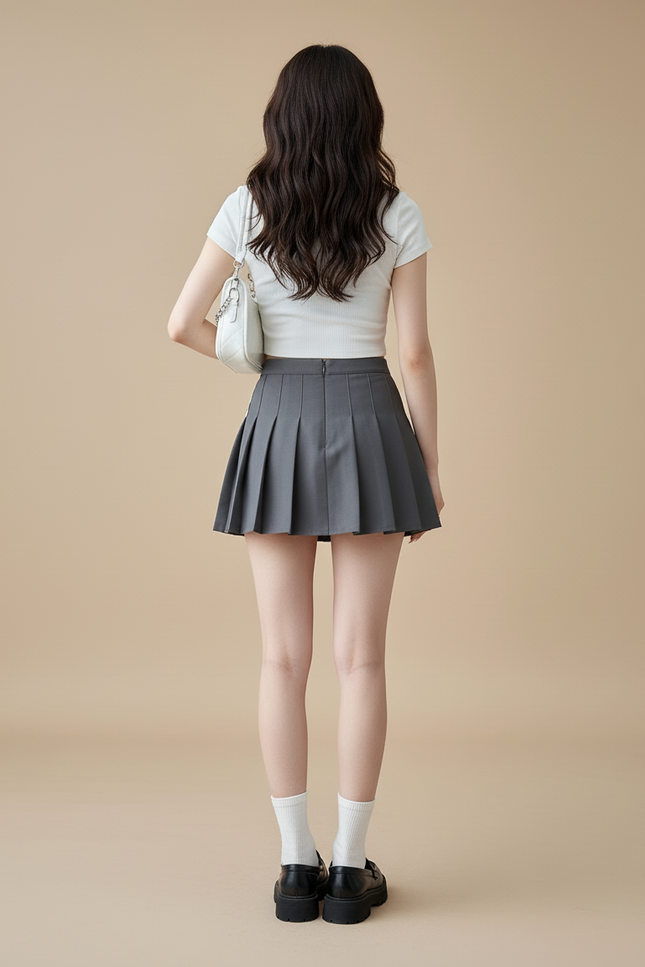Jupe Plissée mini Y2k chic
