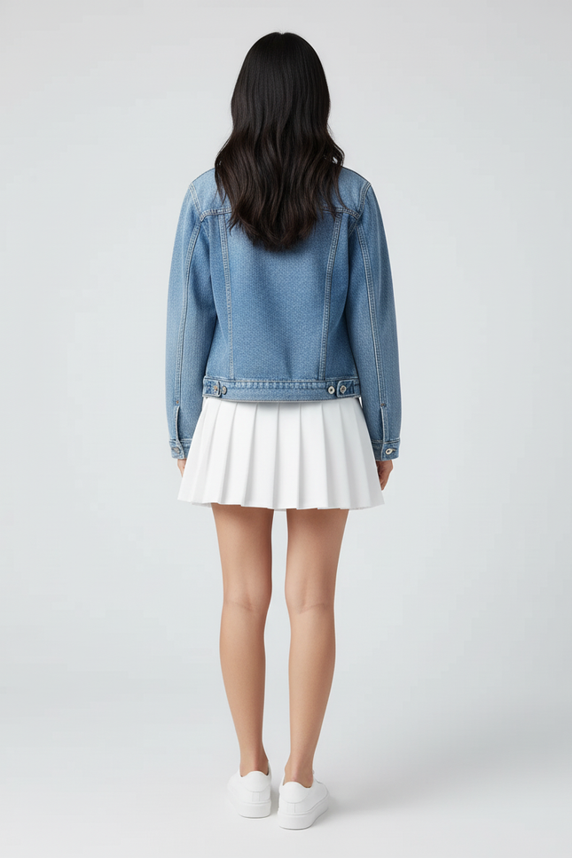 Jupe Plissée blanche mini chic tendance