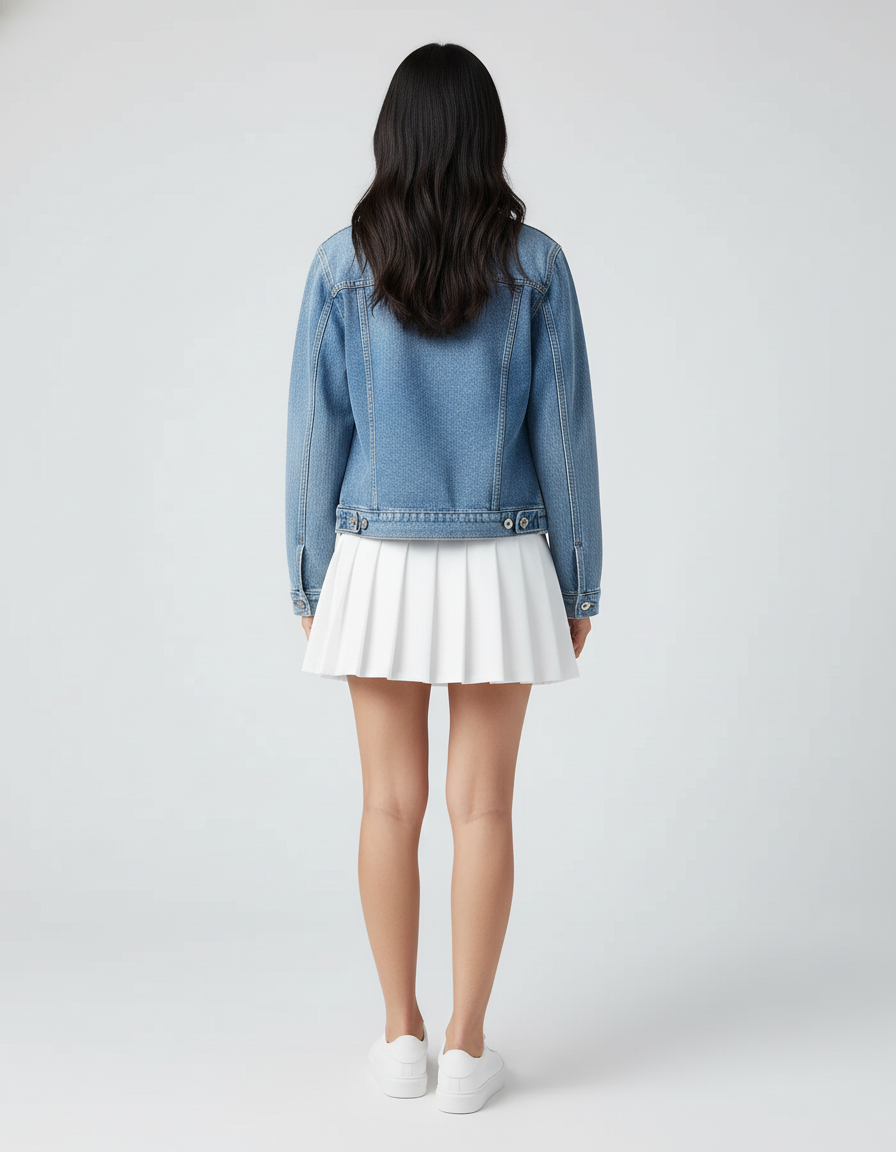 Jupe Plissée blanche mini chic tendance