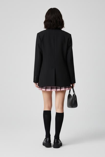 Jupe Plissée rose mini chic raffinée