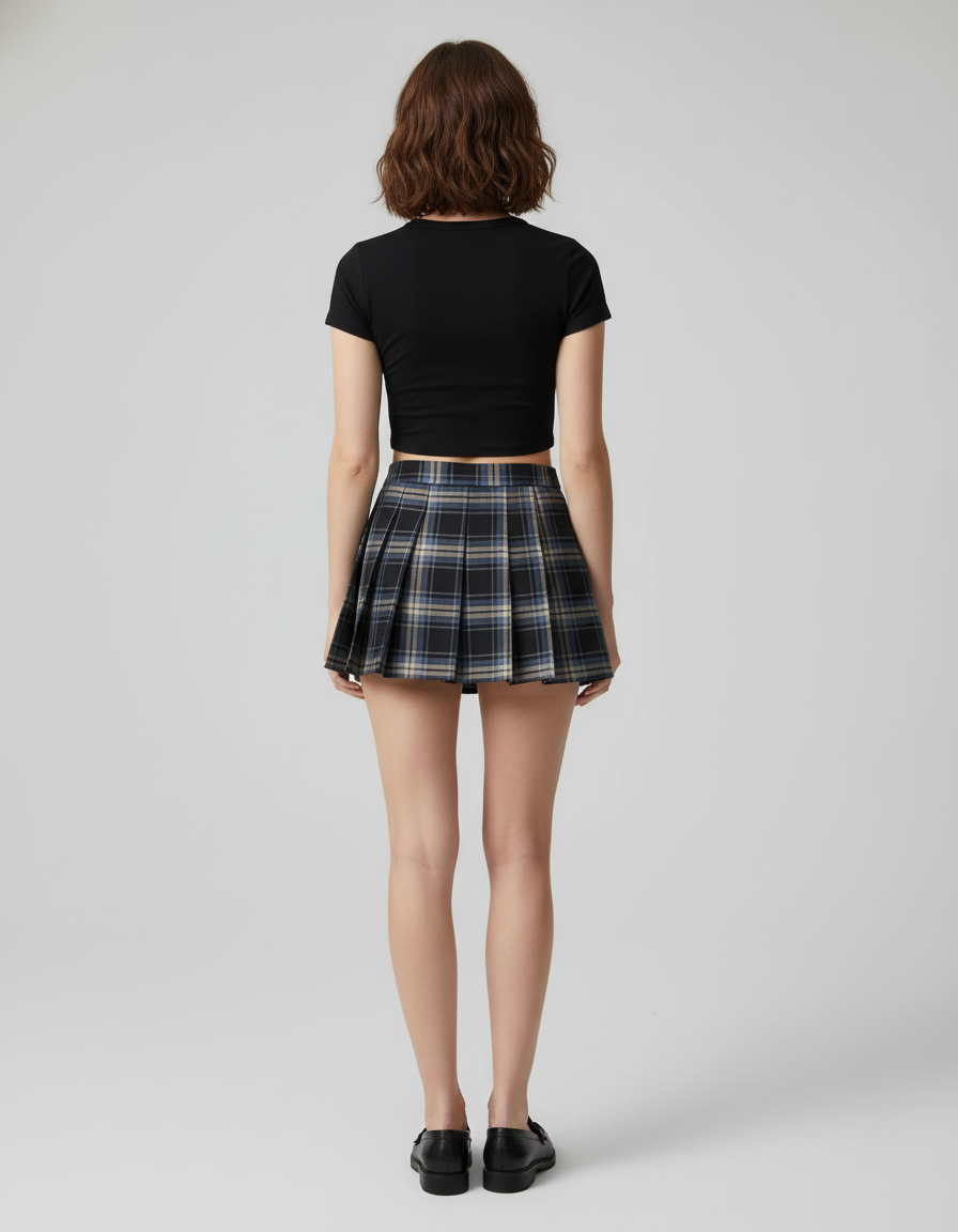 jupe plissée uniforme