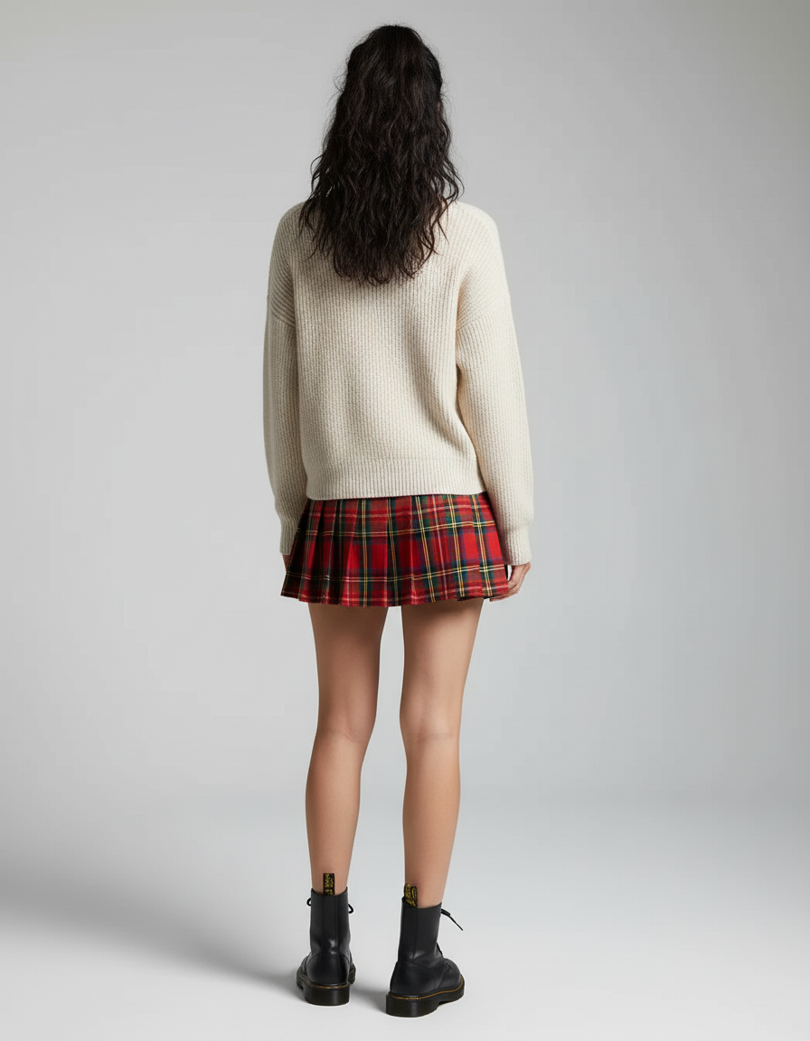 jupe plissée kilt