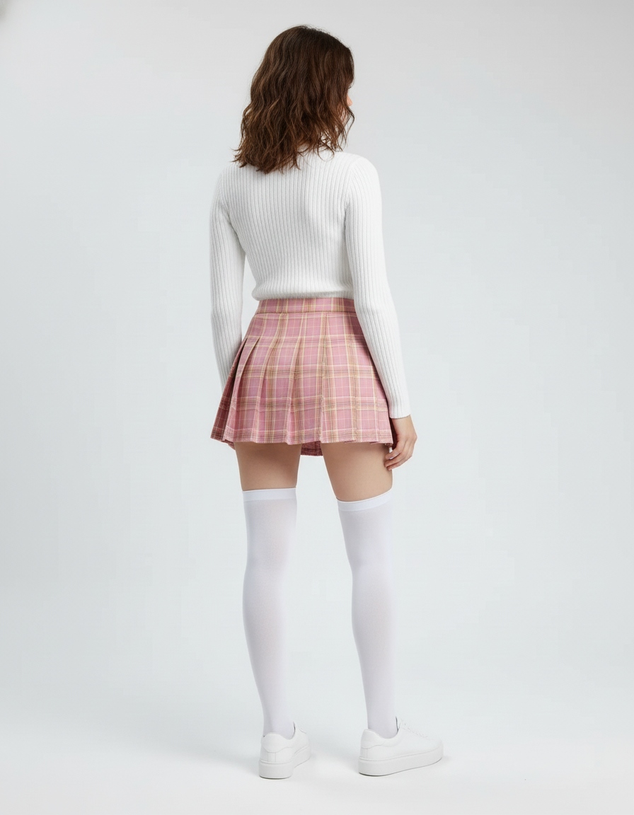 jupe plissée ado