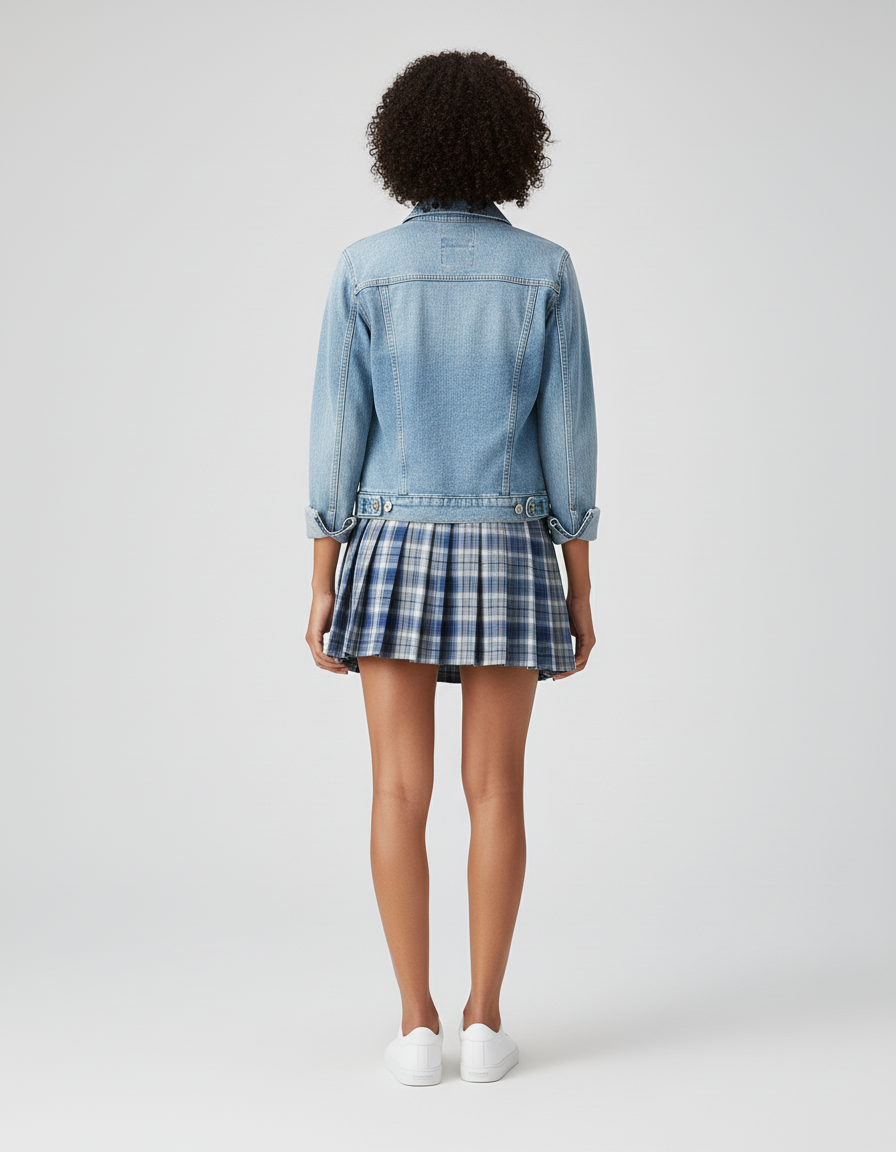 Jupe Plissée mini écolière chic