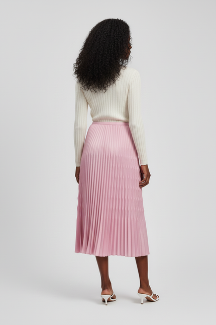 jupe midi plissée femme