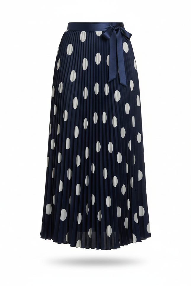 jupe plissée longue chic