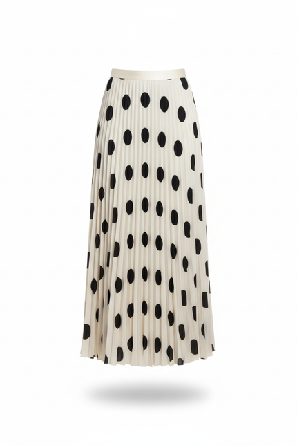 jupe plissée taille haute
