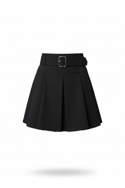 Jupe Plissée Noire Mini Chic