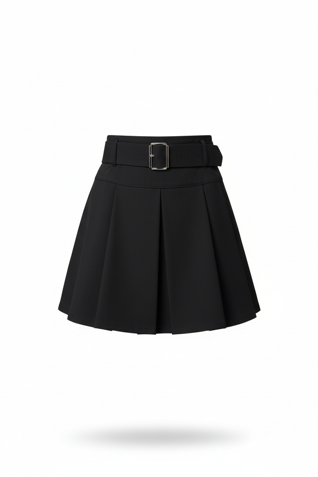 Jupe Plissée Noire Mini Chic