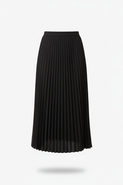 jupe plissée noire hiver