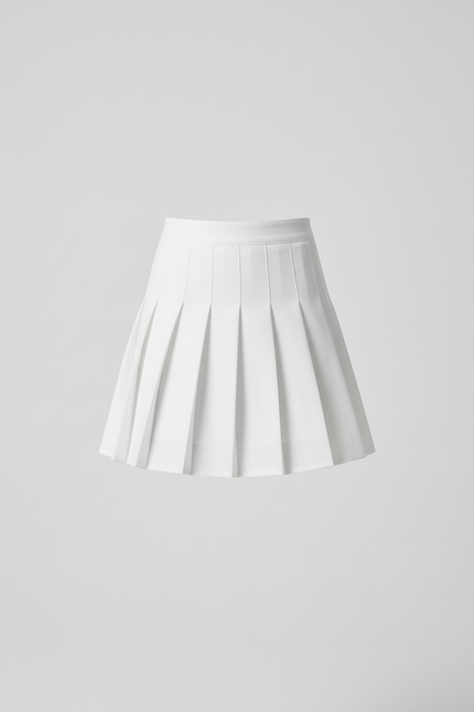 Jupe Plissée blanche mini Y2K