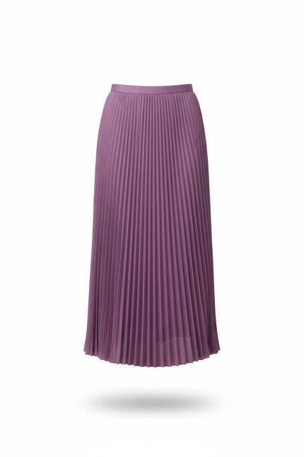 jupe plissée lilas