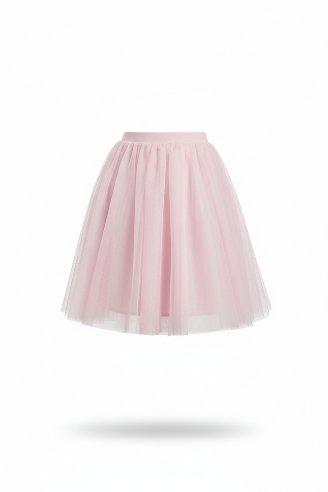Jupe Plissée Rose Tulle Élégante