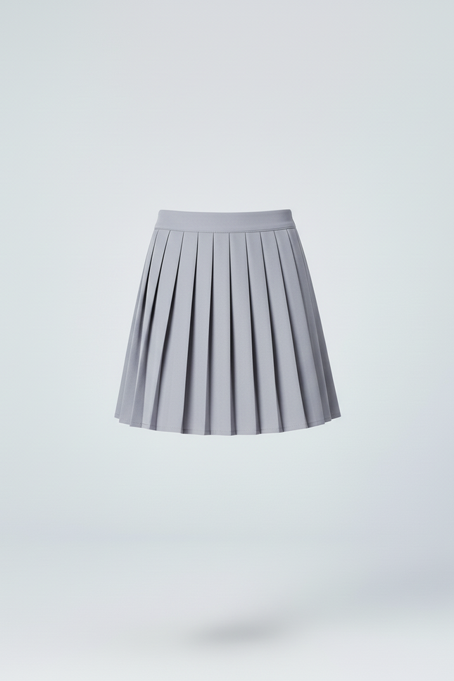 Jupe Plissée grise courte collège