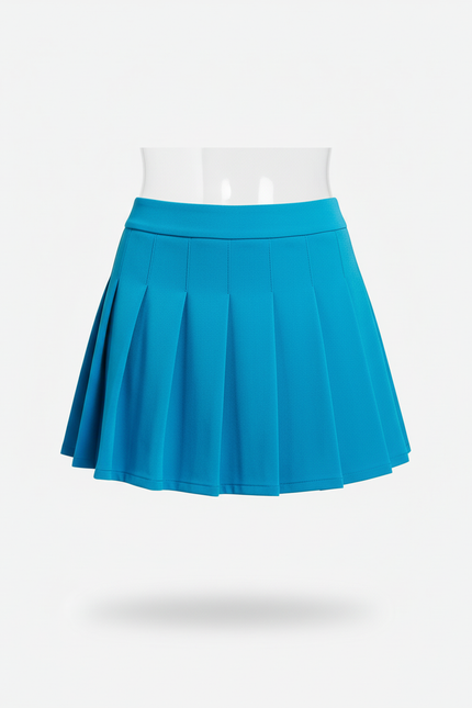 Jupe Plissée bleue mini chic