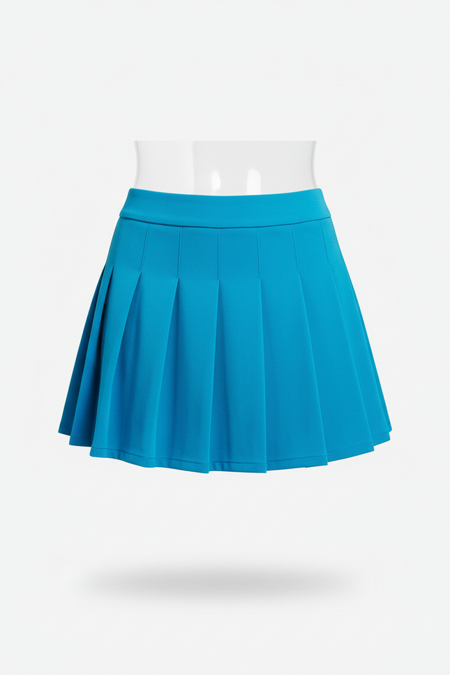 Jupe Plissée bleue mini chic