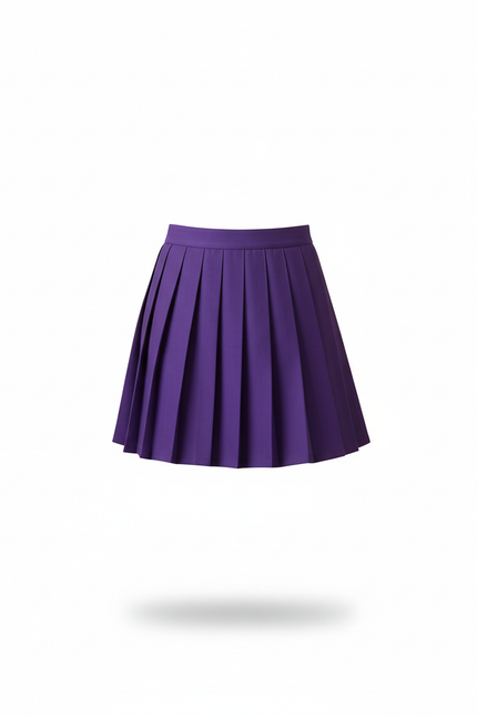 Jupe Plissée violette mini chic