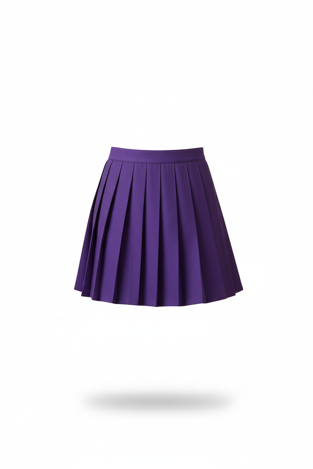 Jupe Plissée violette mini chic