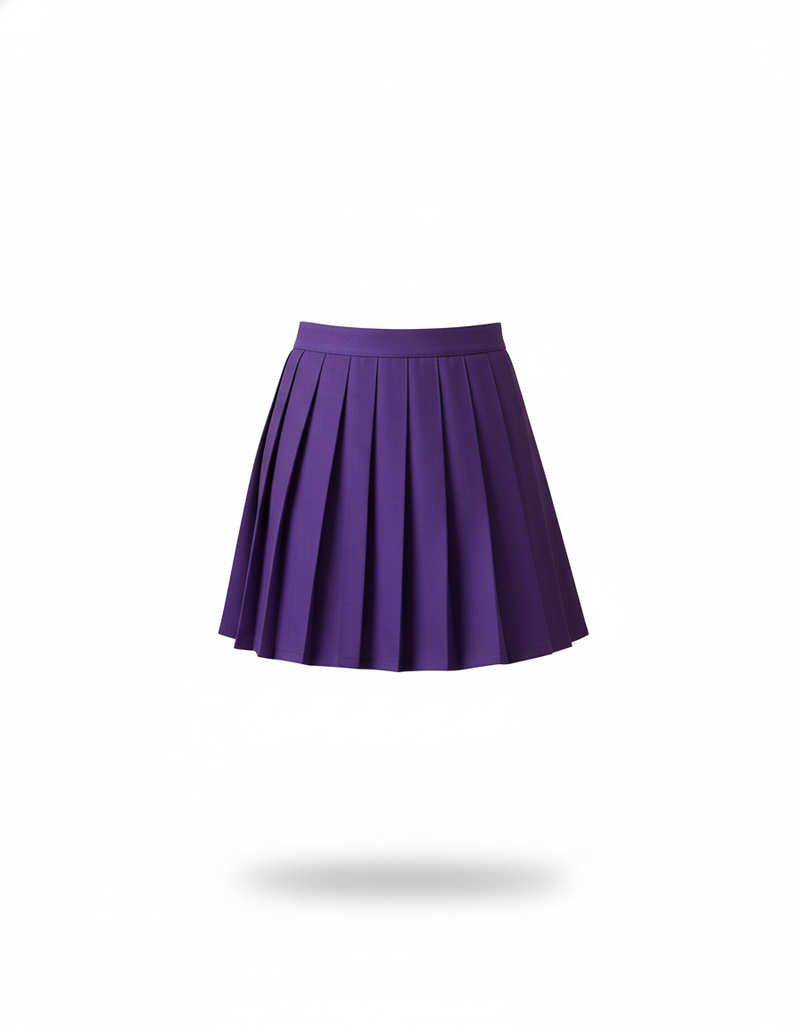 Jupe Plissée violette mini chic