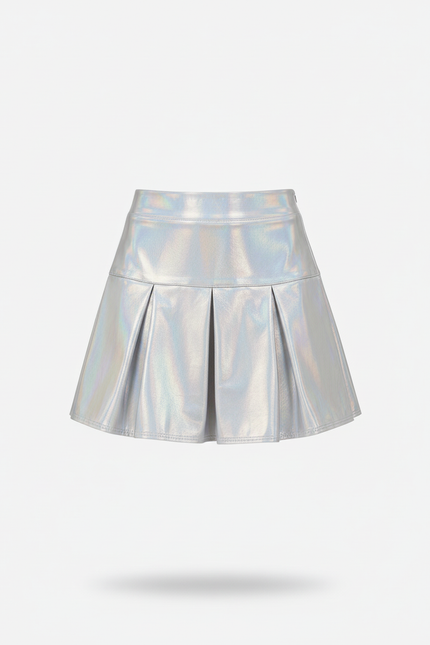 Jupe Plissée holographique chic