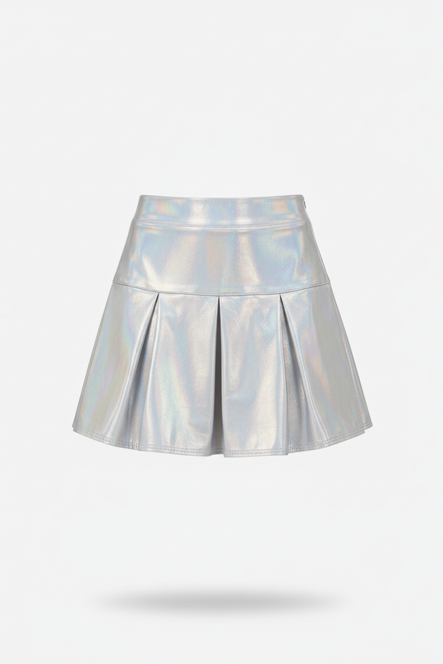 Jupe Plissée holographique chic
