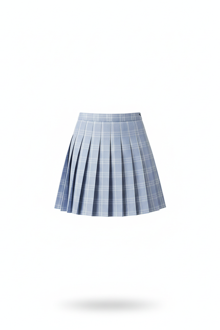 jupe plissée tartan