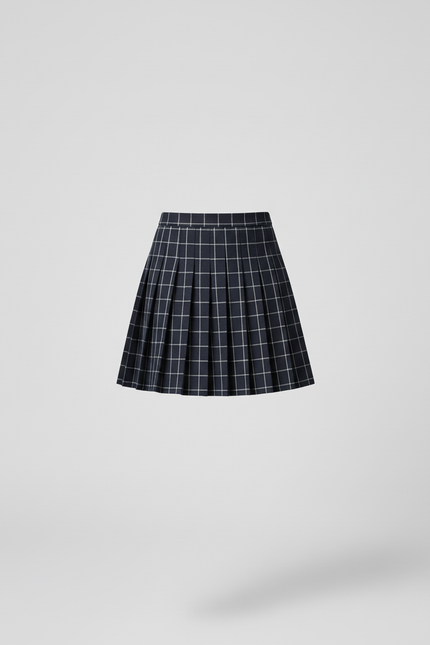 Jupe Plissée Mini Carreaux Chic