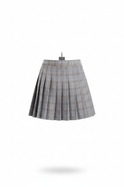 Jupe Plissée Mini Carreaux Chic raffinée