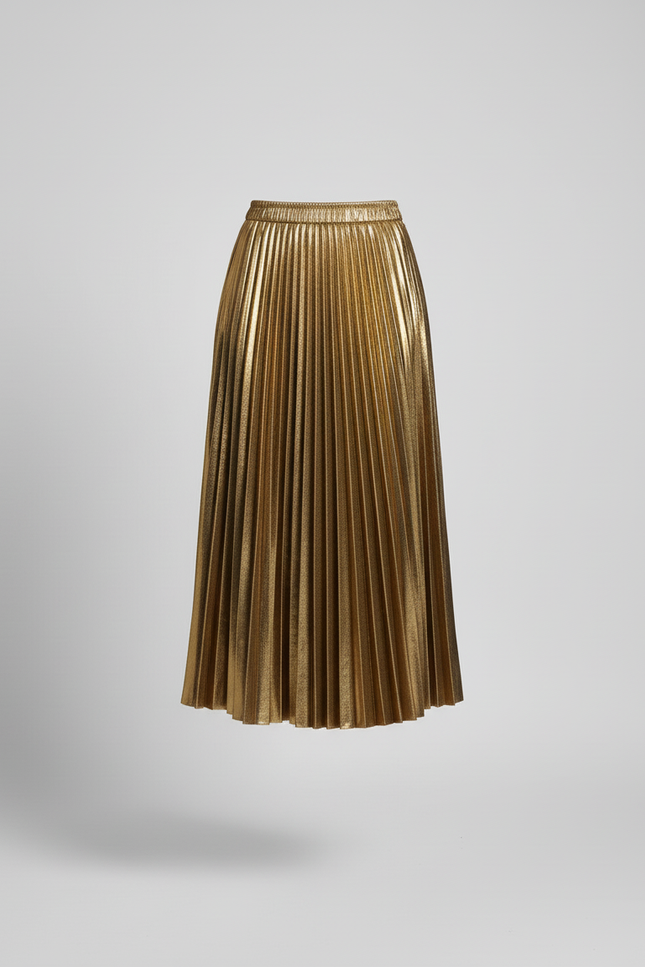 jupe plissée automne