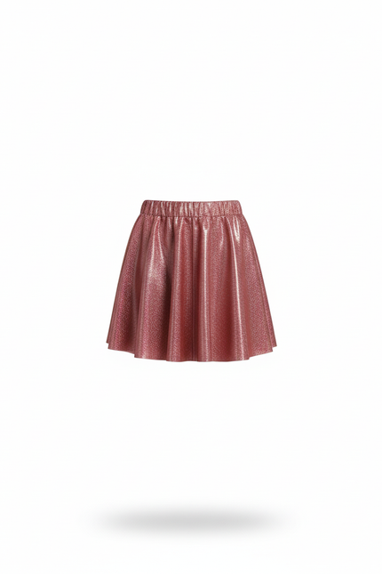 Jupe Plissée Rose Scintillante Chic
