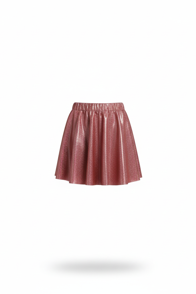 Jupe Plissée Rose Scintillante Chic