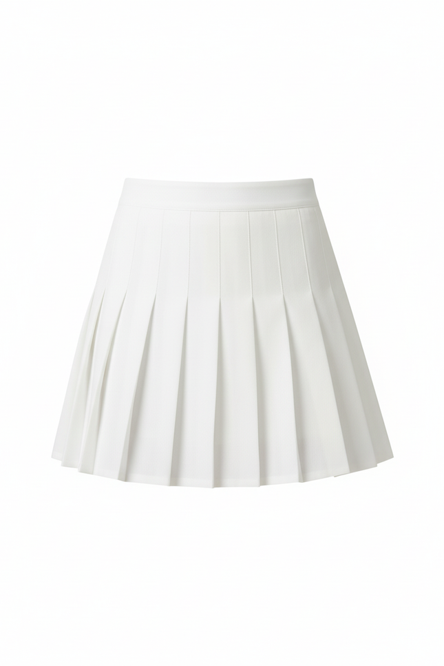 Jupe Plissée Blanche Mini Chic raffinée lumineuse