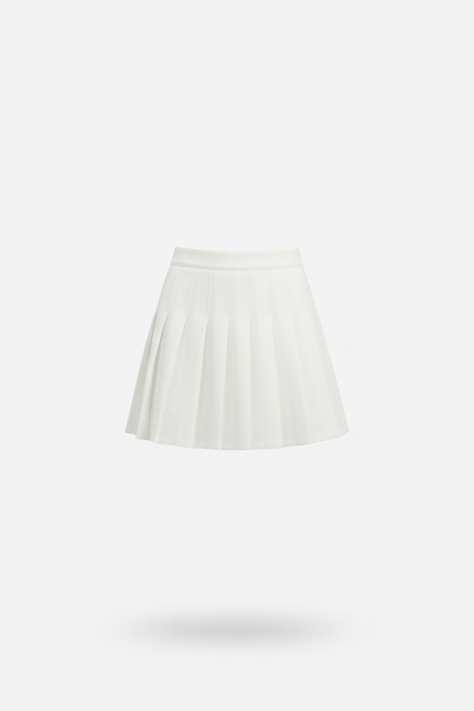 jupe plissée blanche mariage