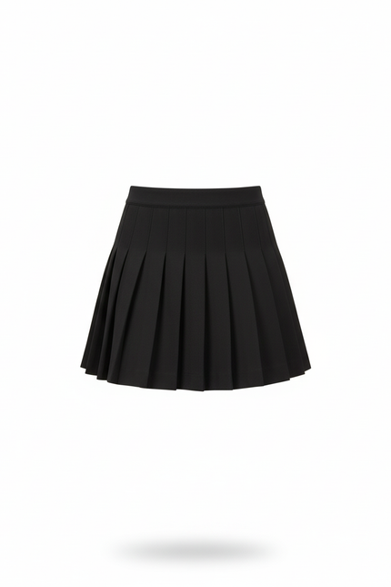 Jupe Plissée Noire Mini Chic stylée tendance