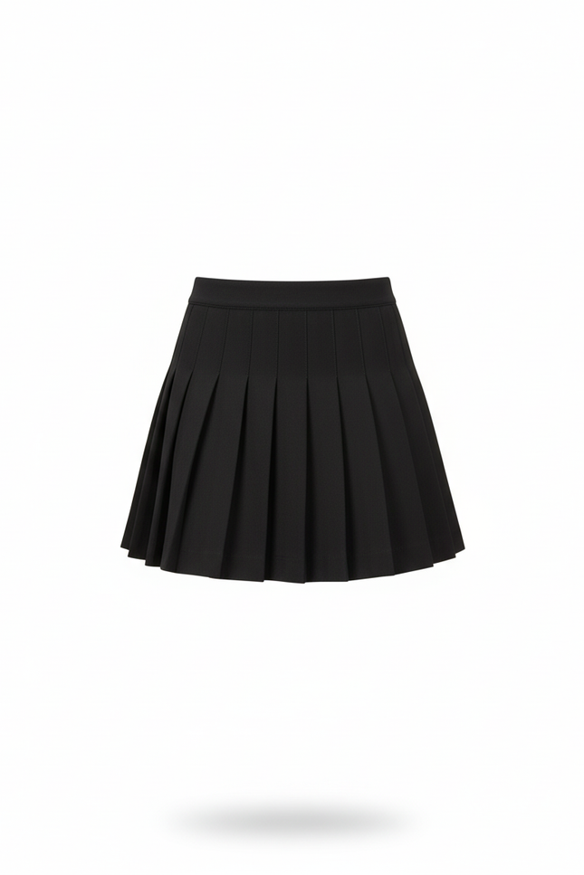 Jupe Plissée Noire Mini Chic stylée tendance