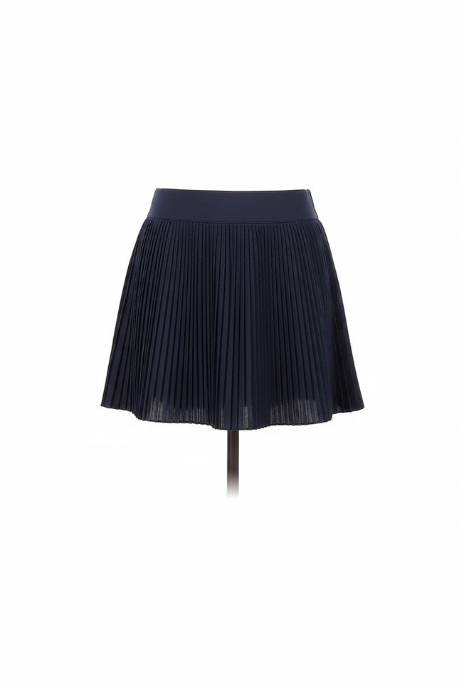 Jupe Plissée marine courte chic