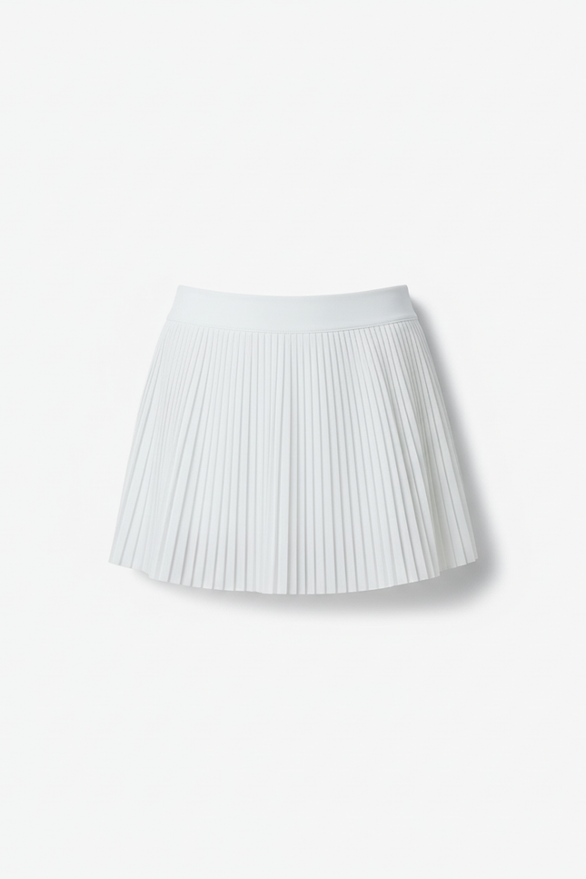 Jupe Plissée blanche sportive fluide