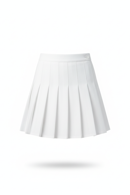 Jupe Plissée blanche mini chic tendance