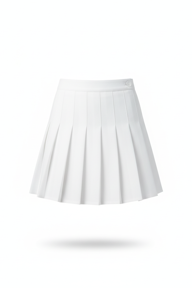 Jupe Plissée blanche mini chic tendance